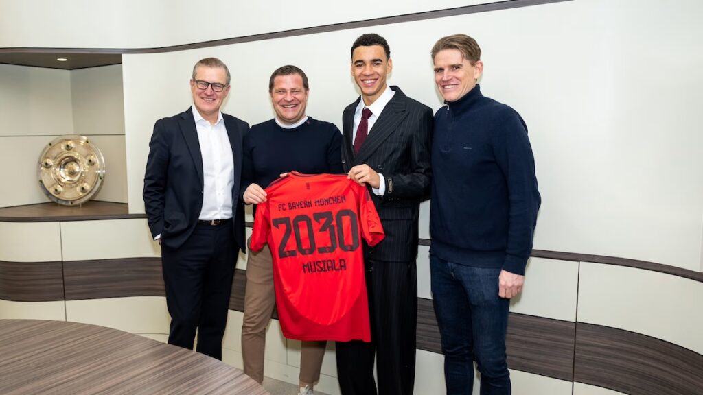 Bayern München forgylder Jamal Musiala